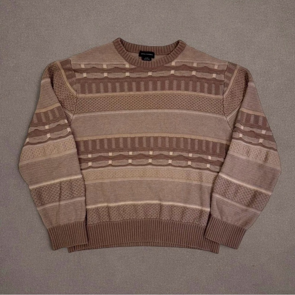 Cotton On Striped Knit Boxy Fit Sweater